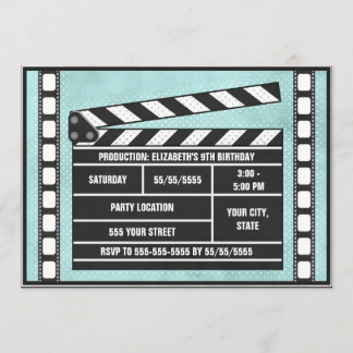 Filmplaat Clapboard Blue Kaart