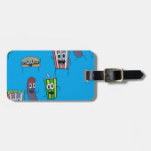 filmpopcorn bagagelabel (Voorkant horizontaal)