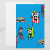 filmpopcorn briefpapier (Voorkant / Achterkant)