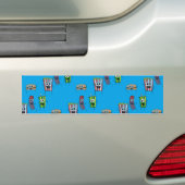 filmpopcorn bumpersticker (Op auto)