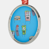 filmpopcorn metalen ornament (Links)