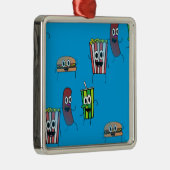 filmpopcorn metalen ornament (Rechts)