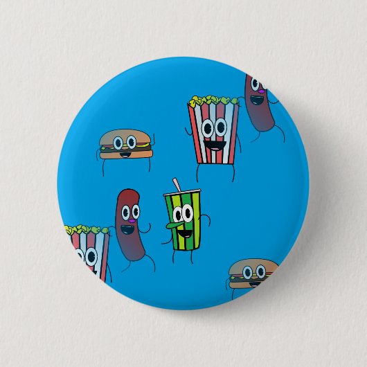 filmpopcorn ronde button 5,7 cm (Voorkant)