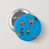 filmpopcorn ronde button 5,7 cm (Voorkant /achterkant)