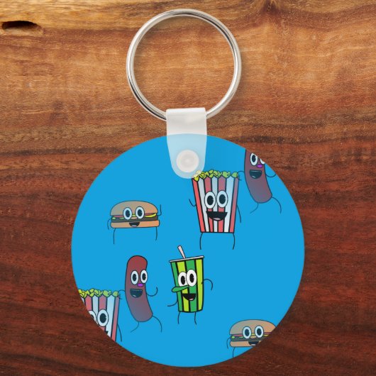 filmpopcorn sleutelhanger (Voorkant)