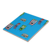 filmpopcorn tegeltje (Zijkant)