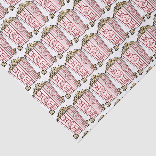 Filmpopcorncontainers Tissuepapier (Detail)