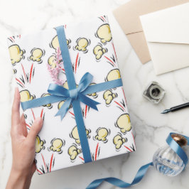 Filmpopcornflap filmpoppakpapier cadeaupapier