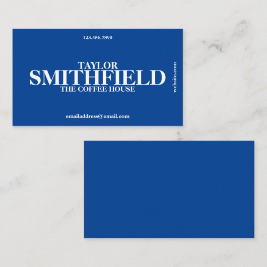  filmPoster geïnspireerd Visitekaartje (Voorkant / Achterkant)