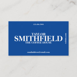 filmPoster geïnspireerd Visitekaartje