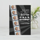 Filmpremière 50th Birthday Foto Gala Kaart (Staand voorkant)