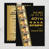 Filmpremière Celebrity 40th Birthday Photo Gala Kaart (Voorkant / Achterkant)