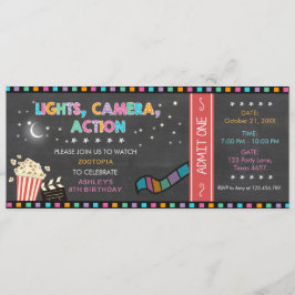 Filmprijs voor de avond van de nacht kaart
