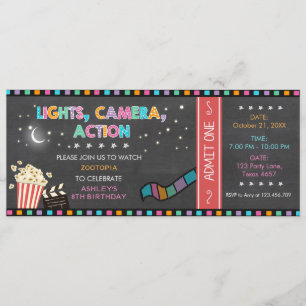 Filmprijs voor de avond van de nacht kaart