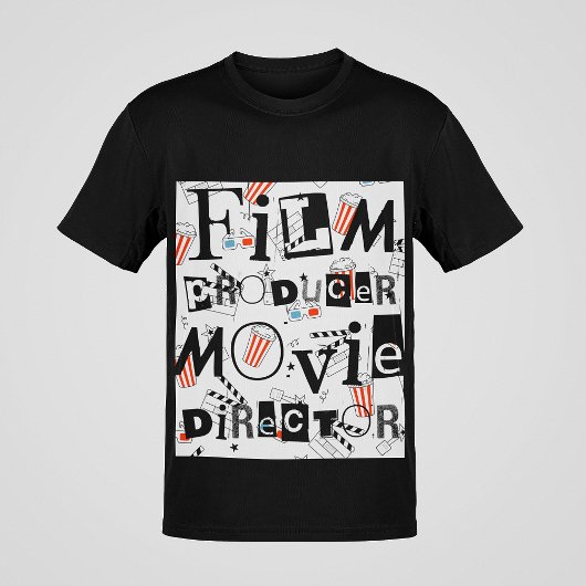 Filmproducent, filmregisseur Mannen T-shirt