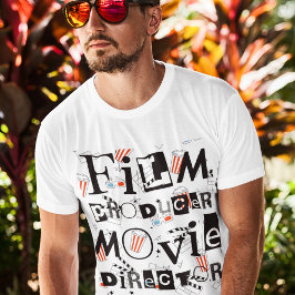 Filmproducent, filmregisseur Mannen T-shirt