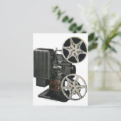 Filmprojector 1947 briefkaart (Staand voorkant)