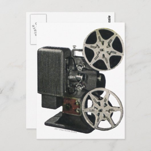 Filmprojector 1947 briefkaart (Voorkant / Achterkant)