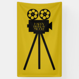Filmprojector Hollywood Happy Birthday Spandoek