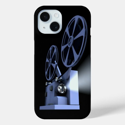 Filmprojector met lichtverlichting Case-Mate iPhone case (Achterkant)