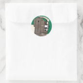  filmprojector ronde sticker (Tas)