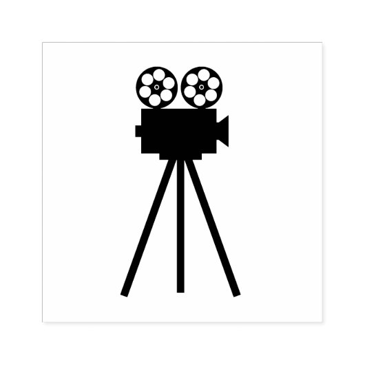 Filmprojector Rubberstempel (Afrduk)