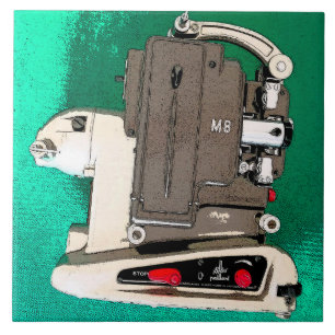 filmprojector tegeltje
