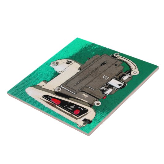 filmprojector tegeltje (Zijkant)