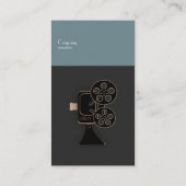 Filmprojector Visitekaartje (Achterkant)