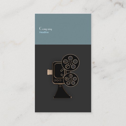 Filmprojector Visitekaartje (Achterkant)