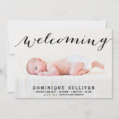 Filmpublicatie van whimsical Black Script Photo Bi Aankondiging (Voorkant)