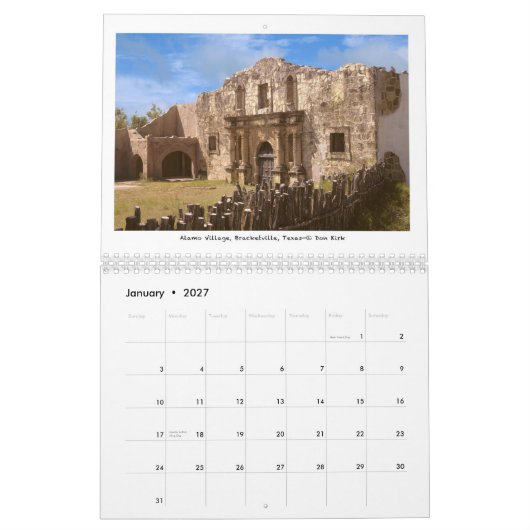 Filmranches van het Amerikaanse westen Kalender (Jan 2027)