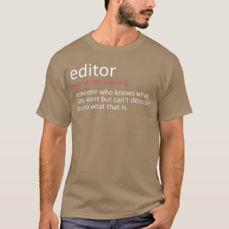 Filmredacteur Filmmaker Filmredactie Journalist bo T-shirt