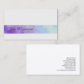 Filmregisseur Beeldende Kunst Media Waterverf Stri Visitekaartje (Voorkant / Achterkant)