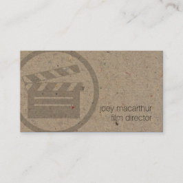 Filmregisseur Clapperboard Icon Film Photography Visitekaartje