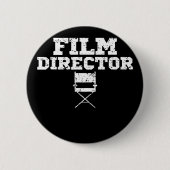 Filmregisseur Filmbemanningsvoorzitter Apparel Bir Ronde Button 5,7 Cm (Voorkant)