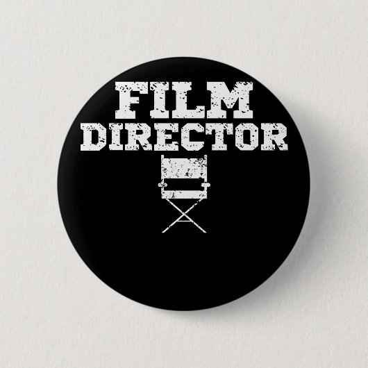 Filmregisseur Filmbemanningsvoorzitter Apparel Bir Ronde Button 5,7 Cm (Voorkant)