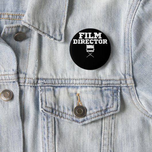 Filmregisseur Filmbemanningsvoorzitter Apparel Bir Ronde Button 5,7 Cm (In situ)