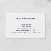 Filmregisseur Fotograaf Euro Visitekaartje (Achterkant)