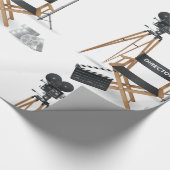 Filmregisseur Glossy Wrapping Paper instellen Cadeaupapier (Hoek)