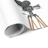 Filmregisseur Glossy Wrapping Paper instellen Cadeaupapier (Rol Hoek)