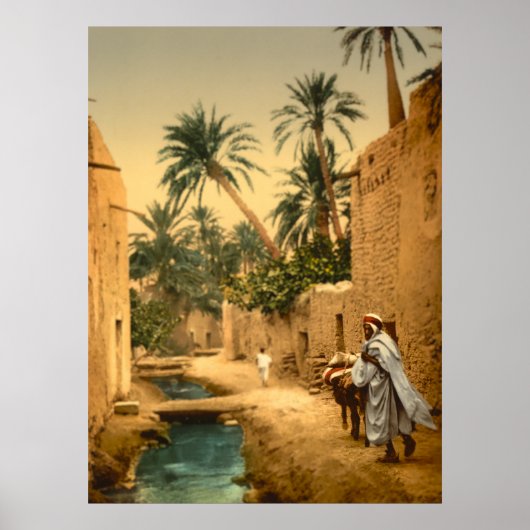 Filmrennen van het Poster Biskra Algerije (Voorkant)