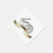 Filmrol en Clapperboard Papieren servetten (Hoek)