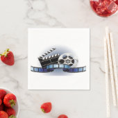 Filmrol en Clapperboard Papieren servetten (Insitu)