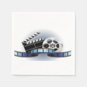 Filmrol en Clapperboard Papieren servetten (Voorkant)