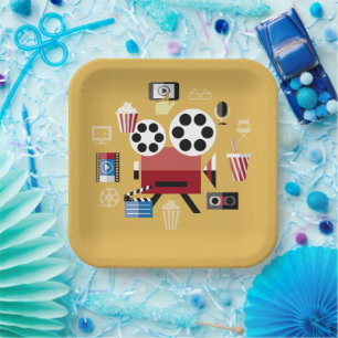 Filmrol Feest Papieren Borden Bordje