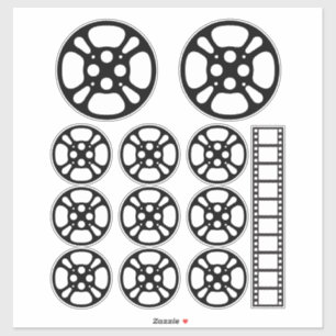 Filmrol / Filmspoel Tijdelijke Tatoeage Sticker