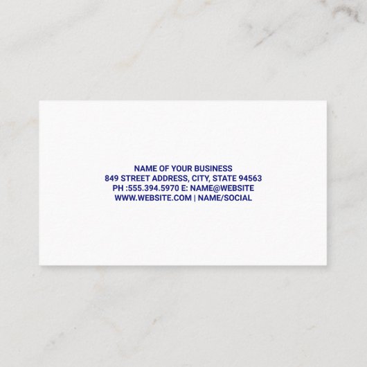 filmrol | Speel Button Logo Visitekaartje (Achterkant)