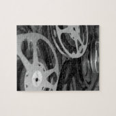  filmrollen zwart en wit legpuzzel (Horizontaal)