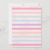 Filmroze regenboogontinkster Birthday Kaart (Achterkant)